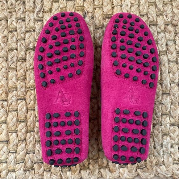AG Comfort Faux Suede Flats Loafers Casual Women's Shoes Pink (Size 39) - Picture 7 of 10